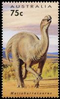 Muttaburrasaurus on stamps of Australia 1993