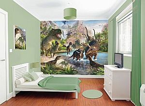 Dinosaur Land Wallpaper Mural of Walltastic