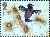 Charles Darwin on stamp of UK 2009