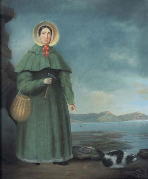 Mary Anning on stamp of UK 2024
