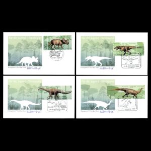 Dinosaurs on FDC of Germany 2008