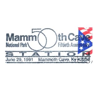 Mammoth Cave postmark of USA 19991