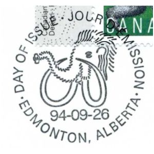 Prehistoric Mammals on FDC of Canada 1994