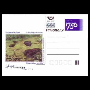 Prehistoric animals on personalized postal stationery of Czech Republic 2007