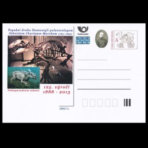 prehistoric animal on personalized postal stationery of Czech Republic 2013