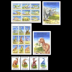  Dinosaurs on stamps of Angola 1998