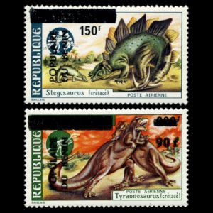 Dinosaurs on stamps of Benin 1985