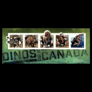 Dinosaurs on stamps of Canada 2015