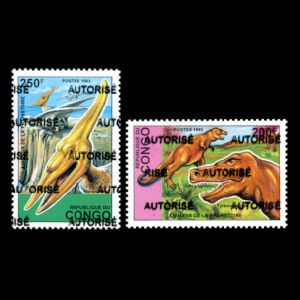  Dinosaurs on stamps of Congo 1998