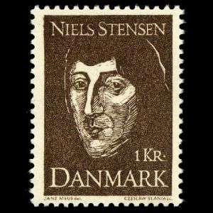 Nicolas Steno, Nils Stensen on stamps of Denmark 1969