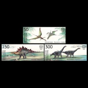 Prehistoric animals on stamps of Kyrgyzstan 2024, Kyrgyz Express Post