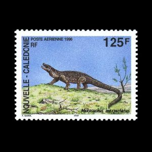 Prehistoric animals on stamps of New Caledonia 1996