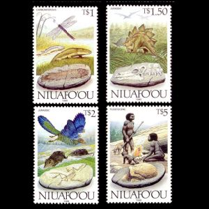 Prehistoric animals on stamps of Niuafo’ou 1989
