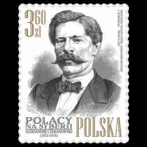 Aleksander Czekanowski on stamp of Poland 2022