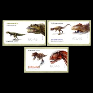 Dinosaurs on stamps of Portugal 2015
