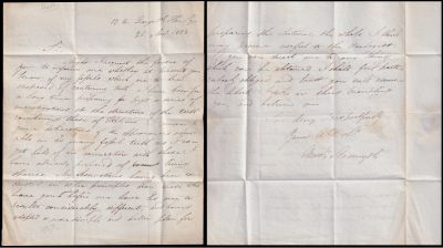 The letter from Alexander Nasmyth to Prof. William Buckland