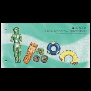 Presentation pack with Europa 2025 - National Archaeological Discoveries stamps of Jersey 2025