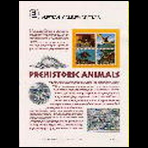 Prehistoric Animals on FDC of USA 1989 Prehistoric Animals on FDC of USA 1989