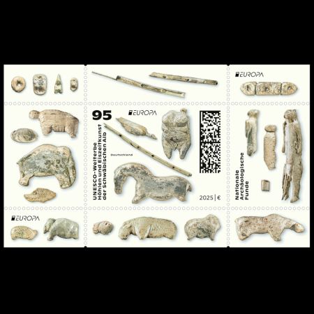 National Archaeological Discoveries on stamp of Monaco 2025