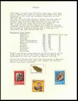 Fossils philatelic exhibit