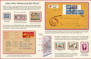 Man who witnessed the Flood, one page exhibity by Fran Adams