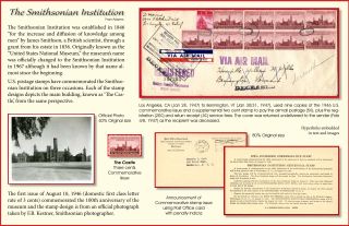 The Smithsonian Institution, one page exhibity by Fran Adams