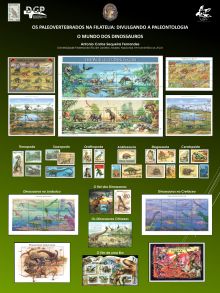 Philatelic posters for X Brazilian Symposium of Vertebrates Paleontology