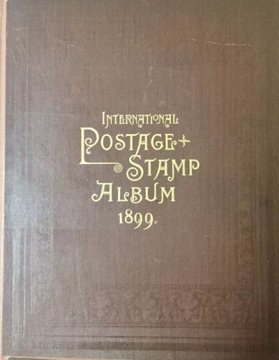 Stamp album from 1899