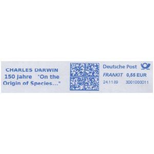German meter farnking, 2009 - Bicentenary of the birth of Charles Darwin