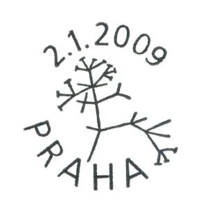 Evolutionary Tree on postmark of Czech Republic 2009