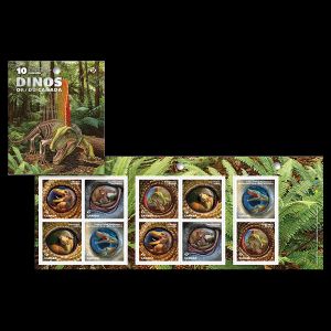 Dinosaurs and prehistoric animals on stamp of Canada 2016