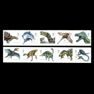 Prehistoric animals on stamps of UK 2013