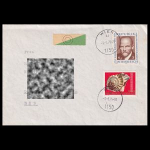 100th anniversary of the Vienna Natural History Museum stamp of Austria 1976 on circulated cover
